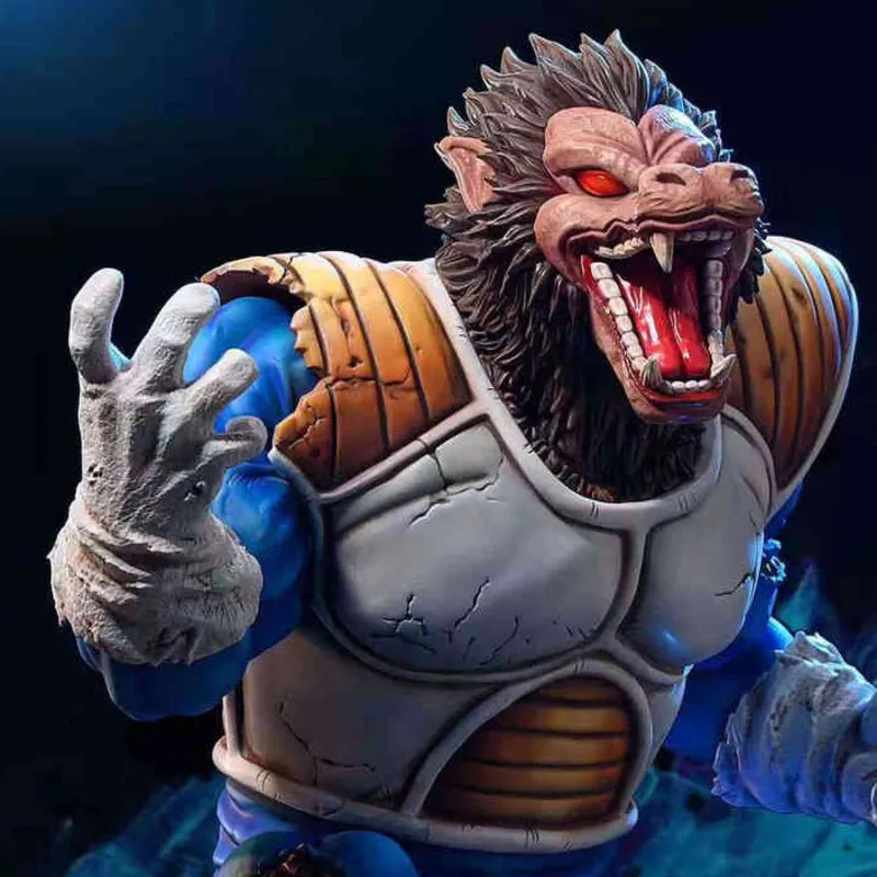 Фото [Модель из смолы] T-rex Studio Dragon Ball The Great Ape Vegeta 35 см Аниме Фигурка Фигурка Статуя Коллекция игрушек GK Figma №5