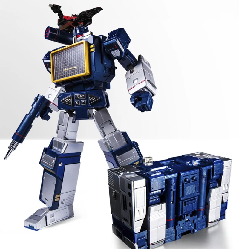 

THF Transformation THF-01J Soundwave THF01-J THF01J G1 Walkman MasterPiece MP13 Oversize Alloy Figure Robot Toys With Box