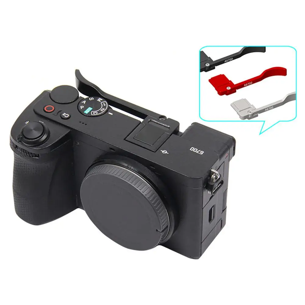 Для Sony A6700 Metel ручка для большого пальца горячего башмака кронштейн крепления