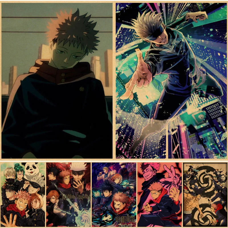 

Jujutsu Kaisen Wall posters bilder obraz affiche murale islam Wall posters bedroom anime house affiche murale plakaty paper