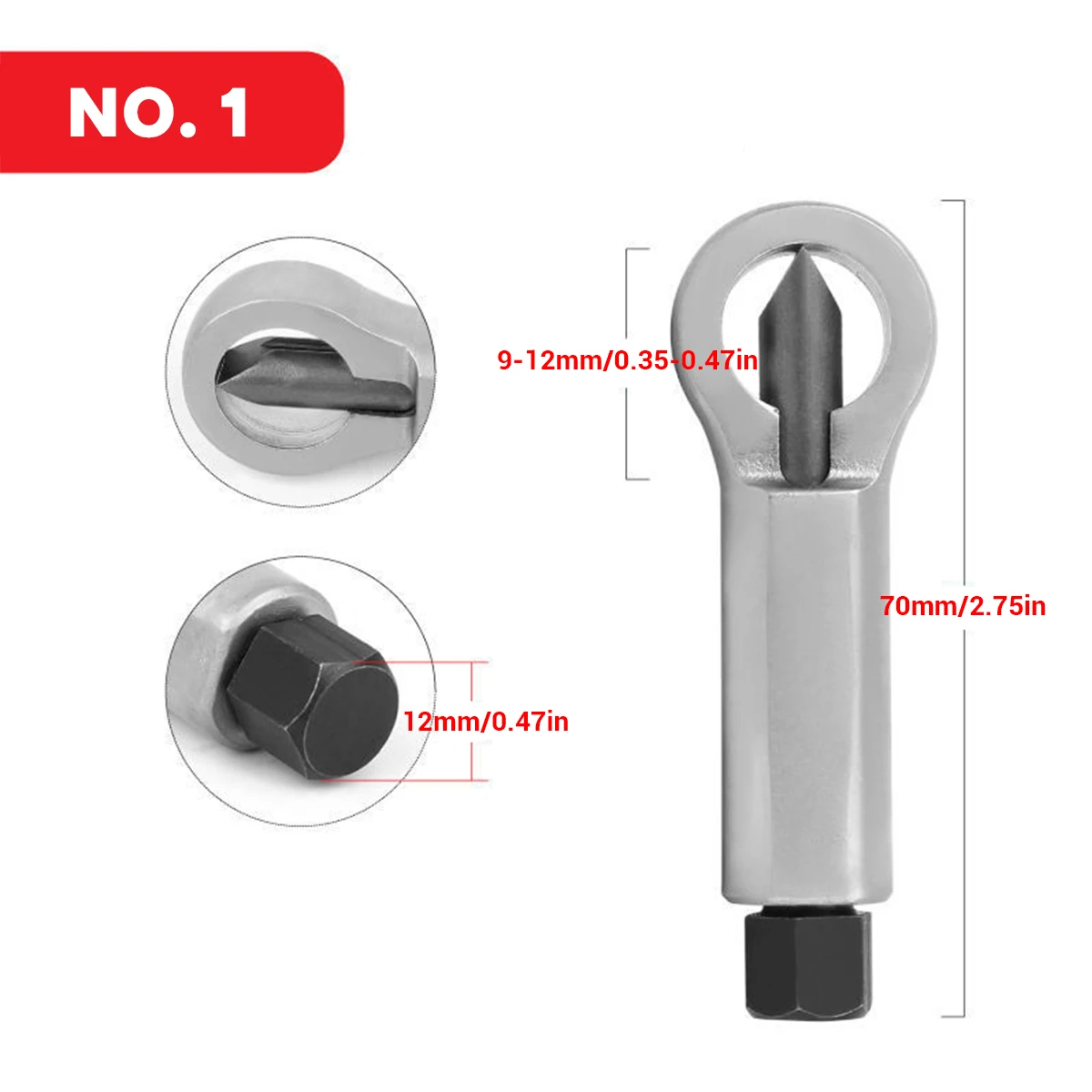 

Ржавый гаечный ключ для разделения поврежденных гаек, гаечный ключ для снятия разветвителя гайки, инструмент для удаления резака, стальной гаечный ключ, шестигранные инструменты для извлечения