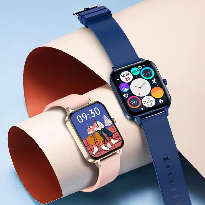 

Водонепроницаемые Смарт-часы с разрезом экрана 1,69 дюйма, смарт-браслет 230 мАч, Bluetooth-часы для Android Ios