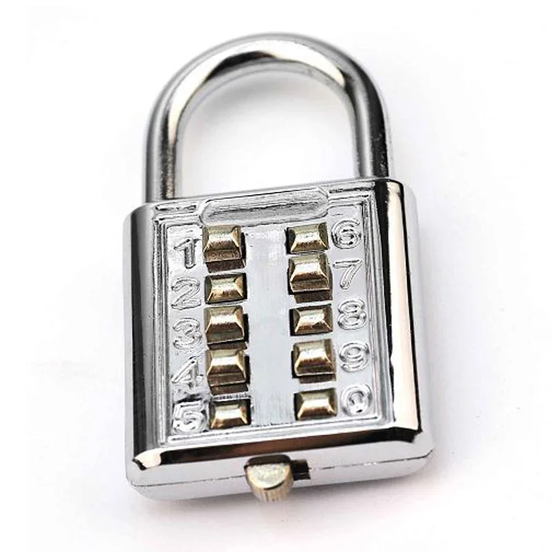 

Hasps Locks Padlock Luggage Travel Home Improvement Combination Number Code Lock 5 Digit Push Button Hardware