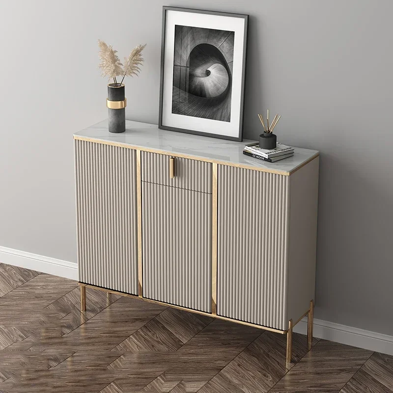 Космическая гостиная шкафы для обуви подставка полка роскошные деревянные полки