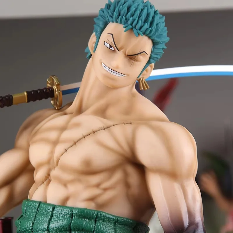 Новая 50 см цельная подставка поза Ророноа Зоро аниме фигурки героев модель