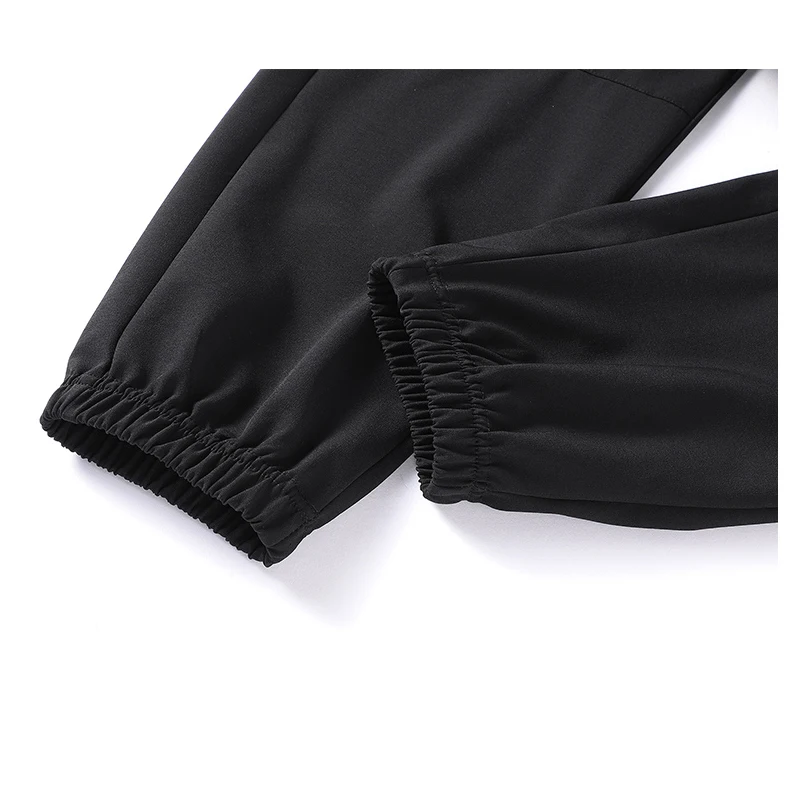 Huncher Mens Baggy Pants Summer Ice Silk Thin Running Light Weight Quick Dry Trousers Male Casual Pants for Men Zipper Pockets