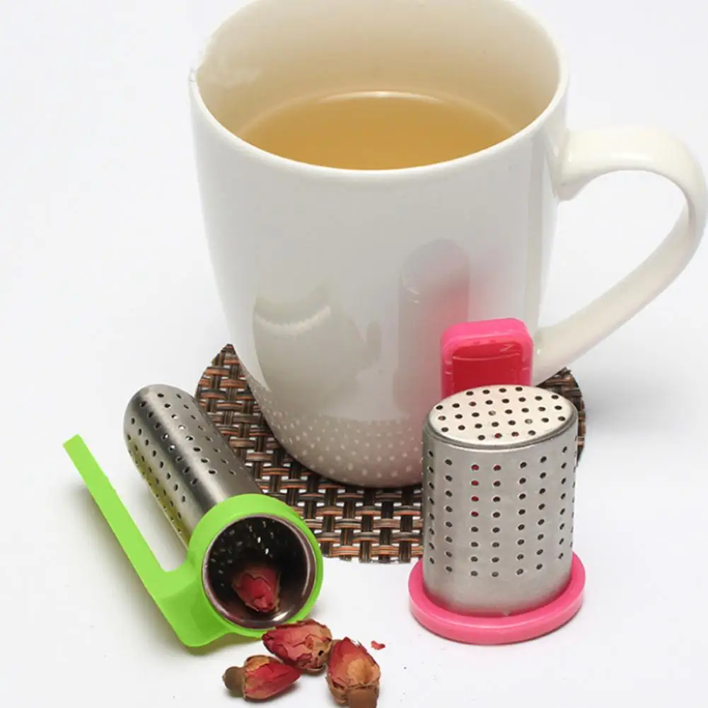 

Tea Filter Great Practical Eco-friendly Outflow Smoothly Herbal Tea Metal Infuser for Household Tea Infuser Tea Strainer