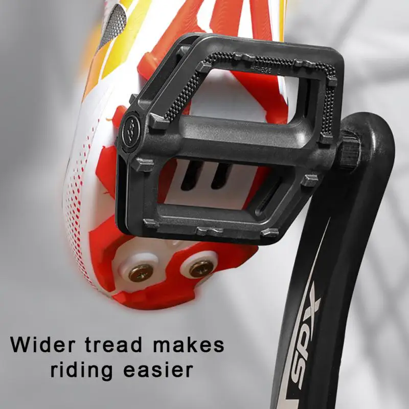

Bicycle Non-Slip Pedal Ultralight MTB Road Pedal Cycling Mountain Bike Anti-Slip Nylon Pedals Safety Warning Bike Reflectors
