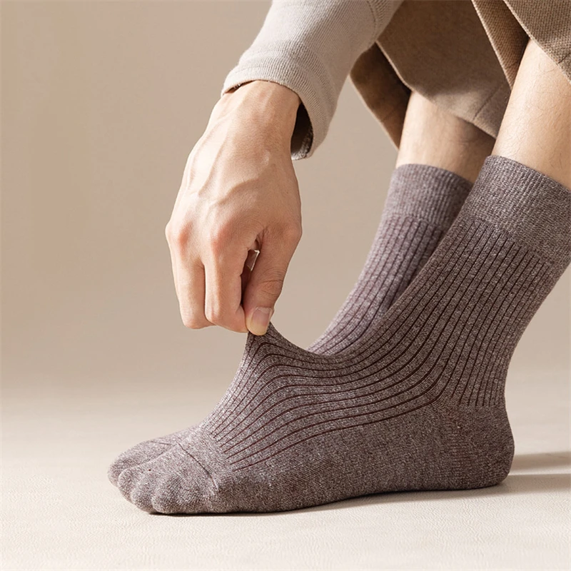 5 Pairs Per Lot New Man Socks High Quality Autumn Solid Color Breathable 98% Cotton Men's Short Socks Casual Simple Absorb Sweat