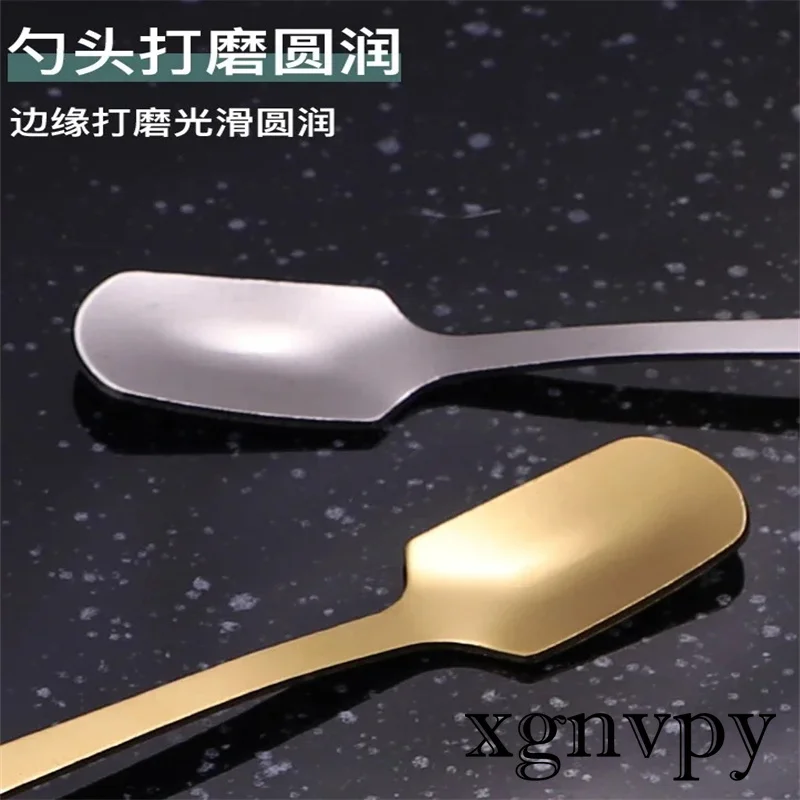 Креативная ложка xgnvpy из нержавеющей стали блендер для мороженого кофе десертов