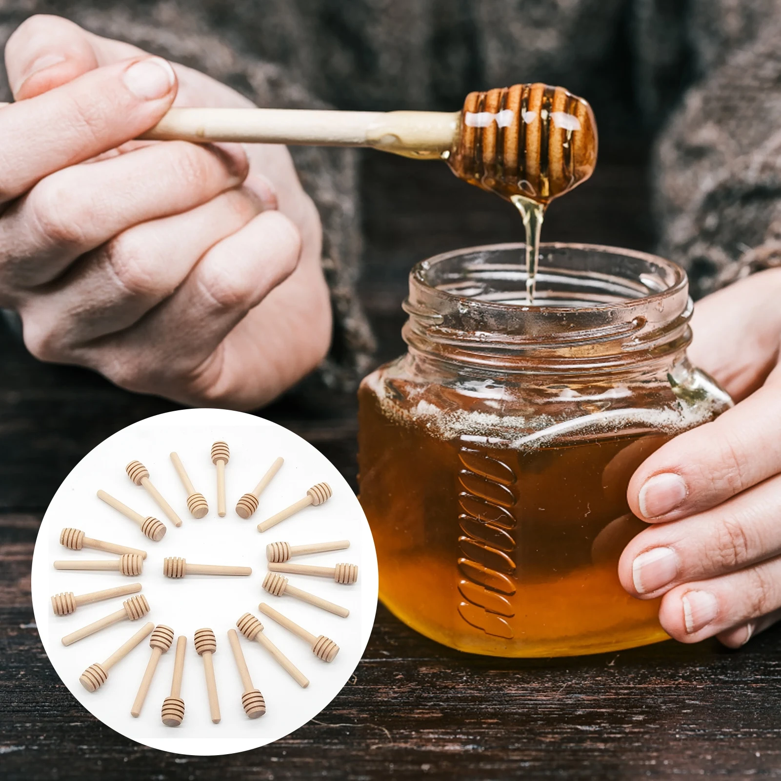 

кухня полезные вещи, Мини-палочки из цельной древесины, 8 см, для кофе, молока, чая, джема, конфет, бара, кухонный инструмент, гаджет, аксессуар...