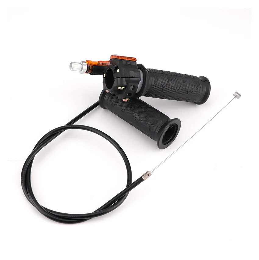 

Мотоциклетная ручка и трос акселератора дроссельной заслонки 7/8 "22 мм для 47cc 49cc Mini Pit Dirt ATV Quad Pocket, моторизованные детали велосипеда