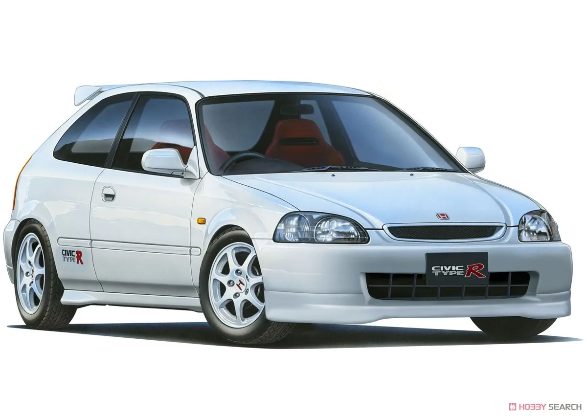 Статическая собранная модель автомобиля Fujimi-03998 масштаб 1/24 для Honda Civic Type R EK9