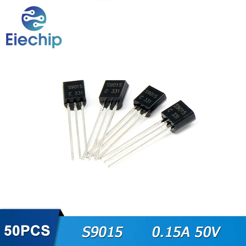 

50PCS/lot S9015 Transistors TO-92 0.15A 50V PNP New Original