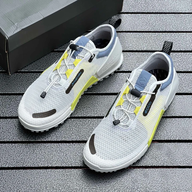 

ECCO Mesh Breathable Sports Shoes Men's Lightweight Cushioning and Anti slip Casual Shoes for Walking