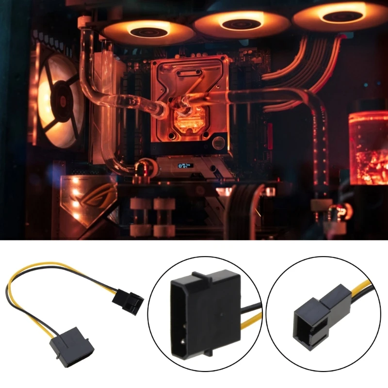 50LD 4-контактный разъем Molex IDE для 3-контактного разъема питания вентилятора