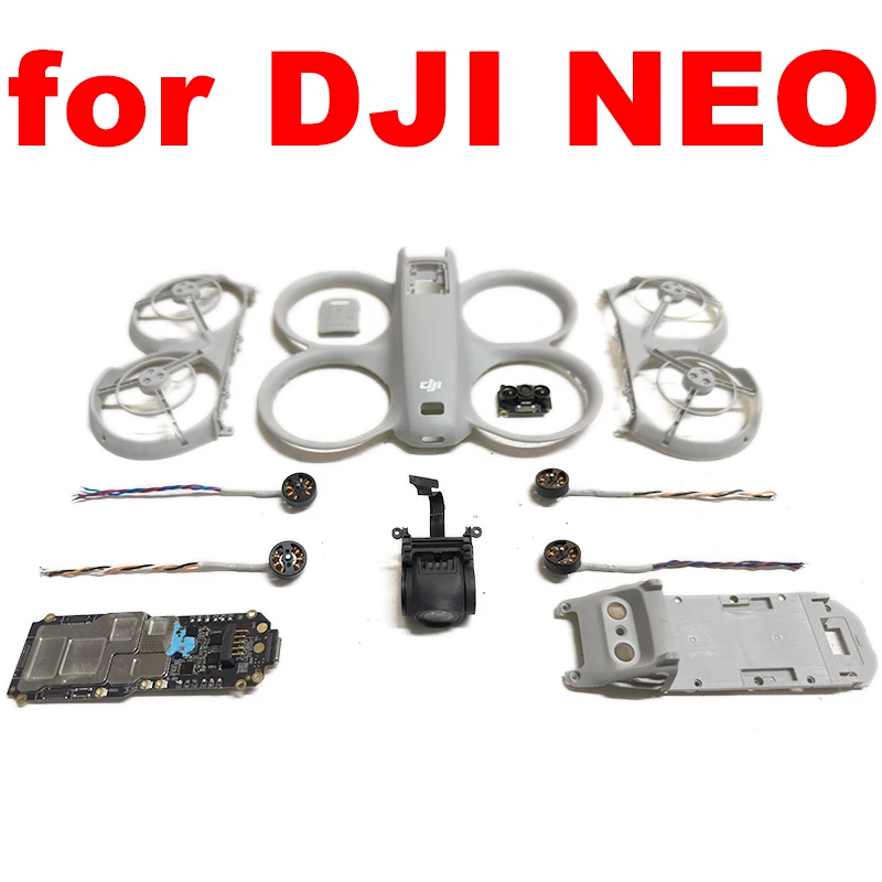 Фото Оригинальный Neo Round Shell для пропеллеров DJI Neo, защита двигателя, нижняя крышка, корпус ESC Core Board, модуль IMU, Neo Gimbal, PTZ-камера №1