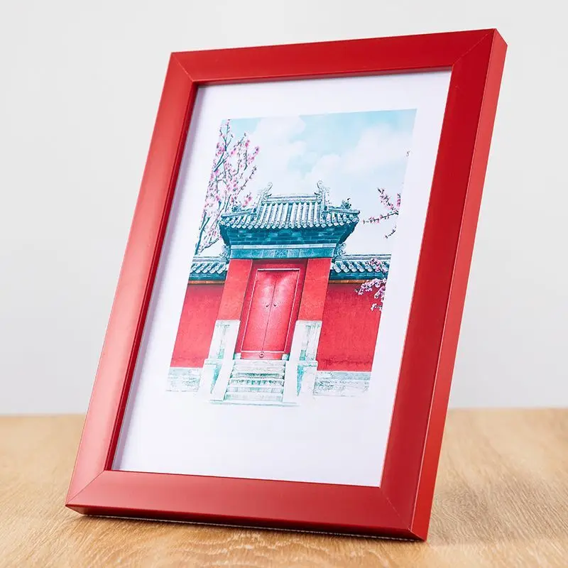 

6086 простая деревянная рамка для фотографий, вдохновляющая фоторамка для фотографий, настенная фоторамка