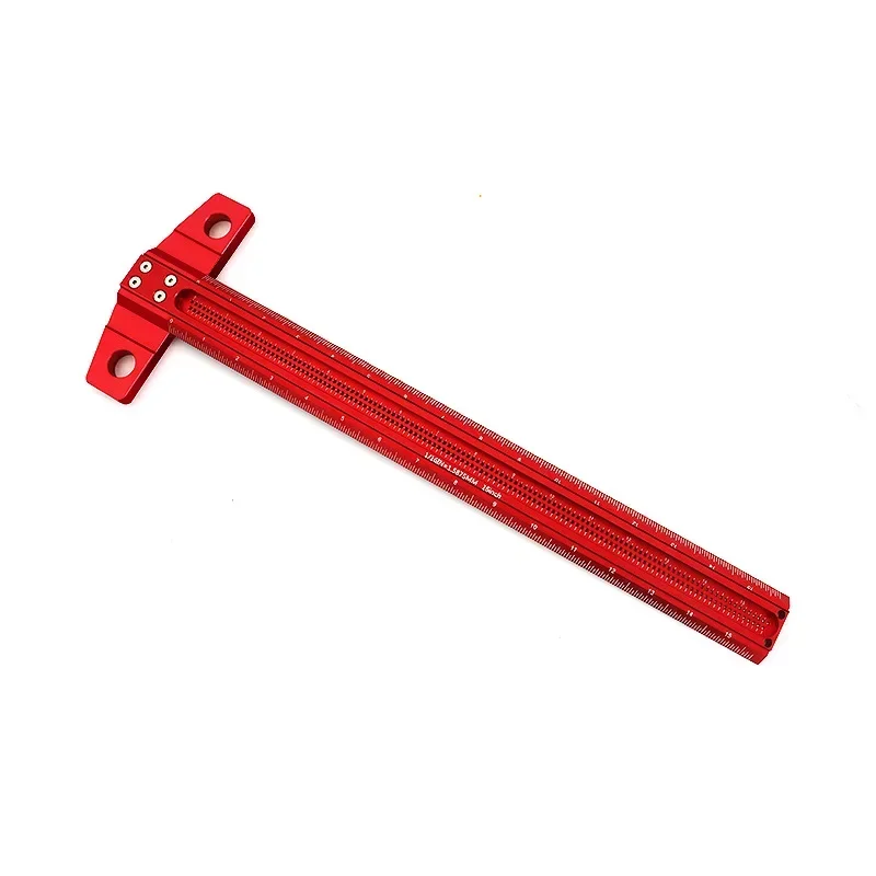 Точная маркировка Т-линейка из алюминиевого сплава деревообрабатывающий