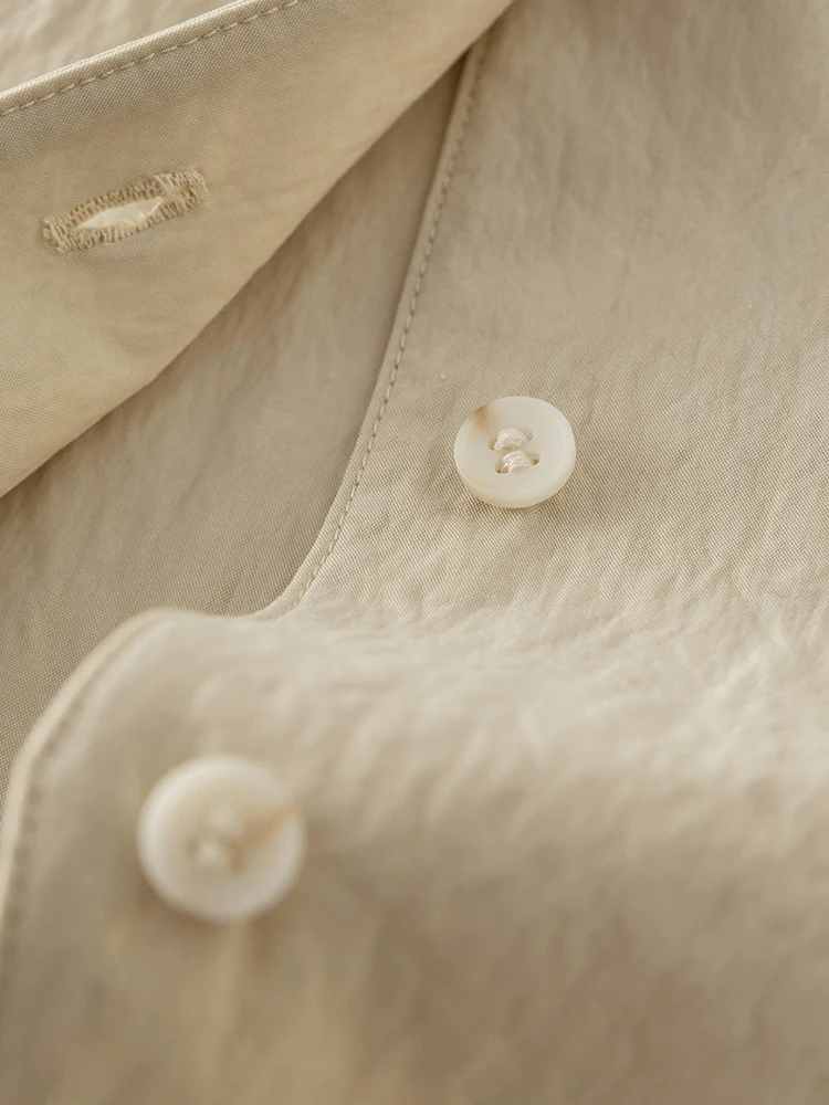 ZIQIAO Миниатюрный размер Ретро рубашка во французском стиле на шнуровке для женщин