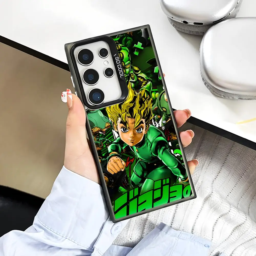 Фото Чехол JOJO Koichi Hirose для Samsung Galaxy S26 S25 S24 S23 S22 S21 S20 Note20 Plus Ultra, красочный серебристый чехол №1
