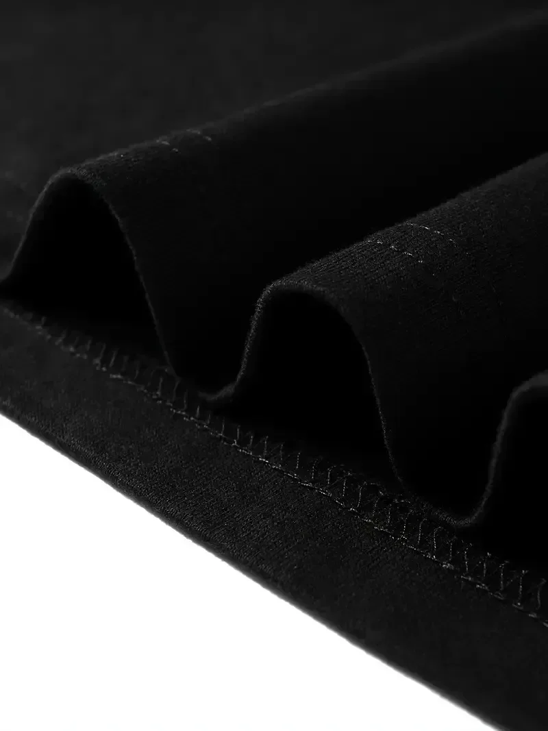 Футболка с принтом шеф-повара черная Удобная Повседневная футболка из 100% хлопка