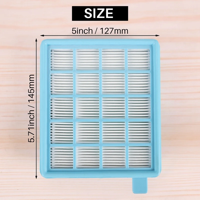 4 шт./лот сетчатый фильтр HEPA-фильтр BUFFALO-MISTRAL для пылесоса FC8515 FC8516 FC8517 FC8518FC8470 FC8471