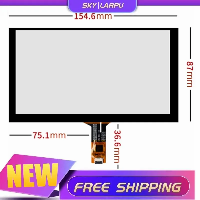 Сенсорный экран 6,2 дюйма 154,6 мм * 87 мм для автомобильного DVD GPS GT911 HSD062IDW1-A00 емкостная сенсорная панель со стеклом и дигитайзером (art.: 3920be2aff783) - 3920be2aff783