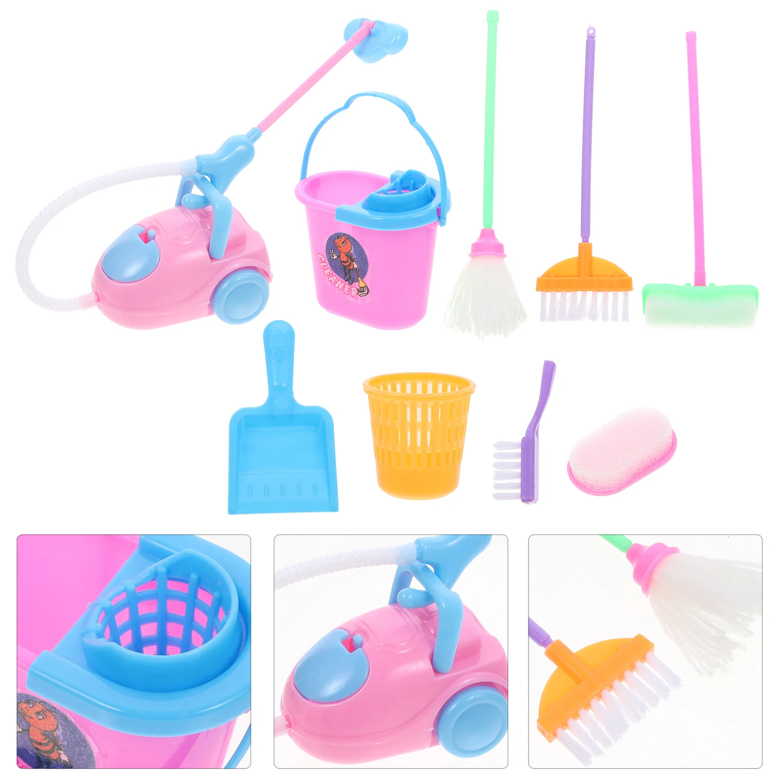 

Simulation Sanitary Ware Toys Miniature Things Dollhouse Miniatures Handheld Vacuum Pretend Play Plastic Baby Cleaner
