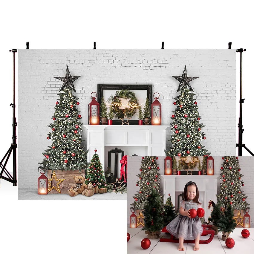 

Фон для фотосъемки с надписью «Merry Christmas»