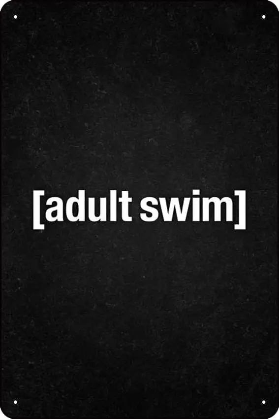 Плакат для плавания взрослых винтажная металлическая жестяная вывеска в стиле