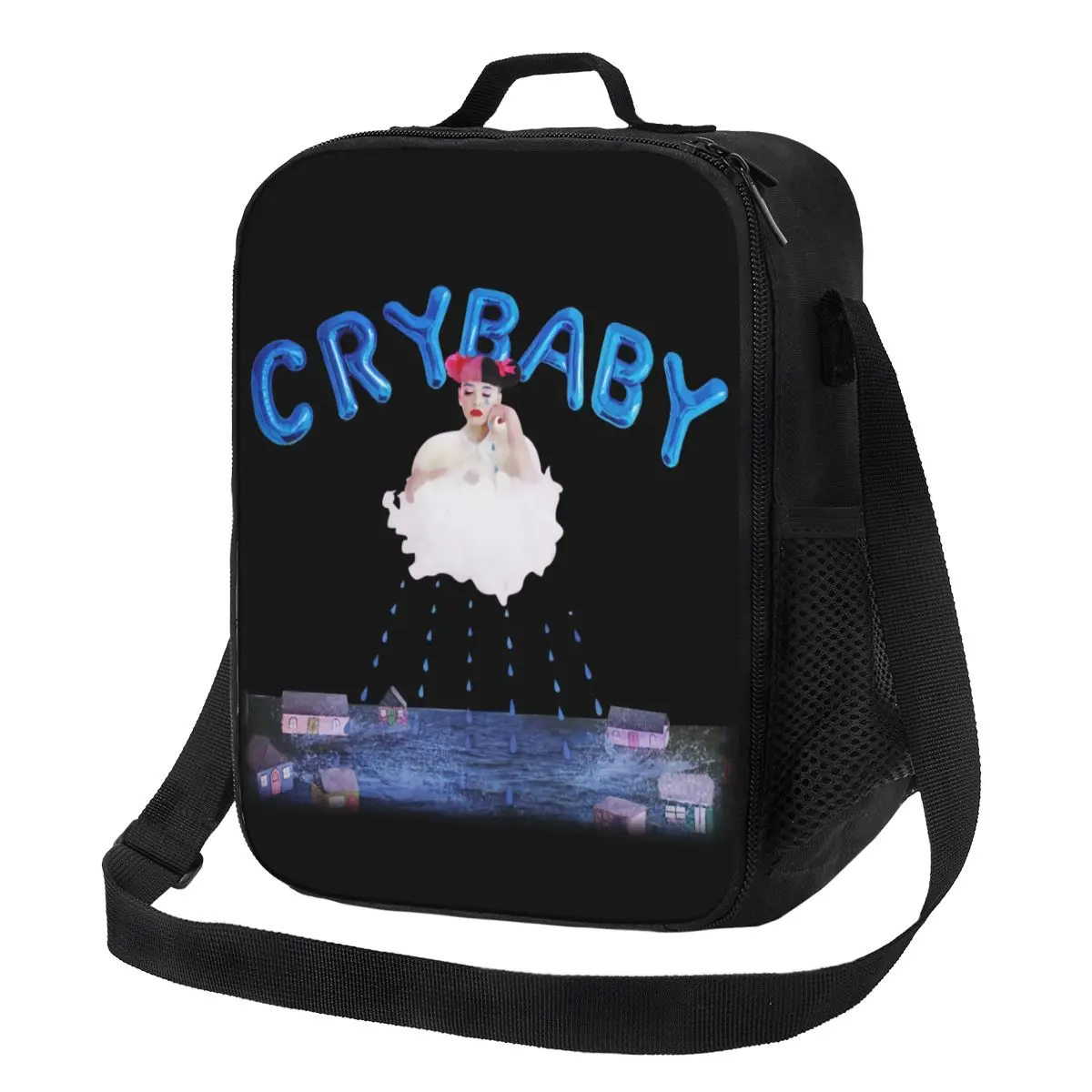 

Melanie Martinez Lunch Bag with Handle Crybaby Cute Cooler Bag Clutch Beach Pearl Cotton Thermal Bag