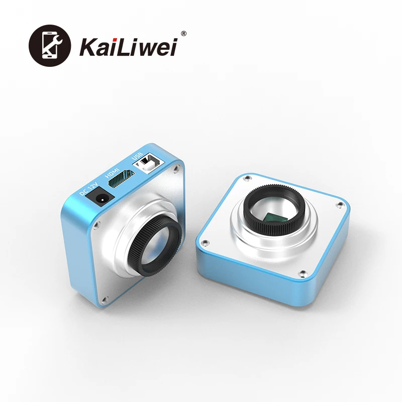 Kailiwei USB промышленный электронный цифровой HD 38MP 1080P 2K видеомикроскоп камера для