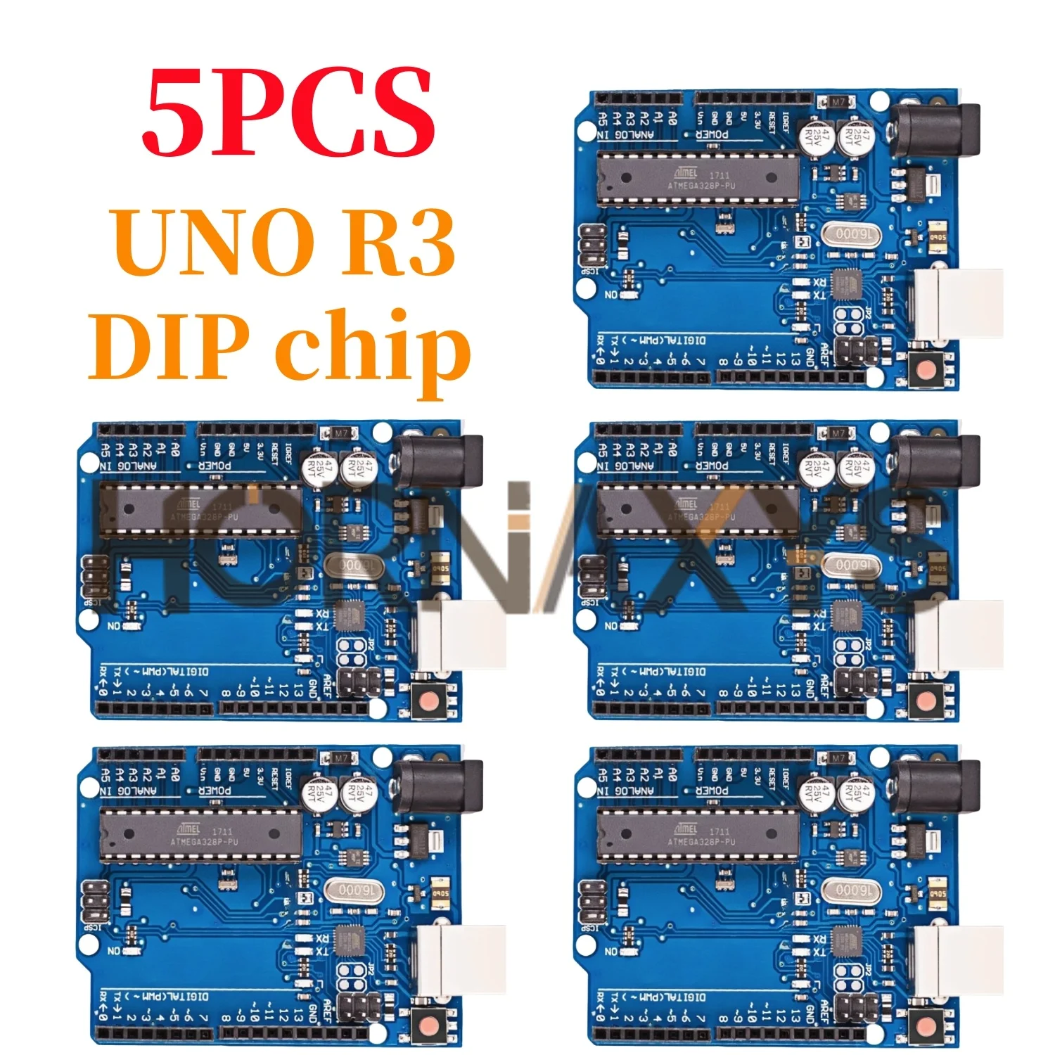 1-5Set UNO R3 Official Box ATMEGA16U2  UNO+WiFi R3 MEGA328P Chip CH340G For Arduino UNO R3 Development Board WeMos ESP8266 (art.: 3920cccf391cb) - 3920cccf391cb