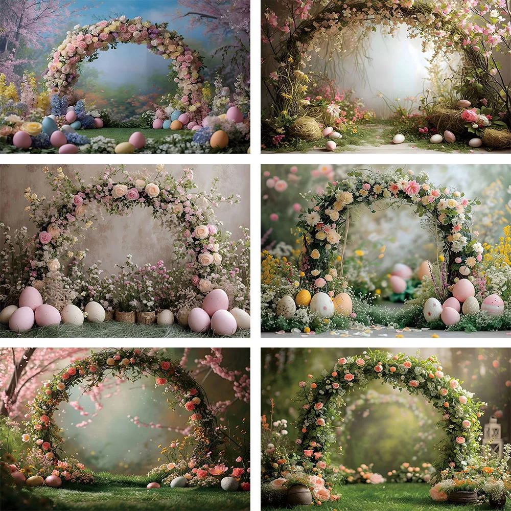 Фон для фотосъемки с изображением пасхального яйца