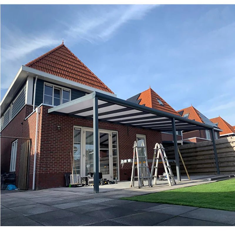 Наружная Водонепроницаемая Солнцезащитная алюминиевая беседка для автомобиля, размер под заказ