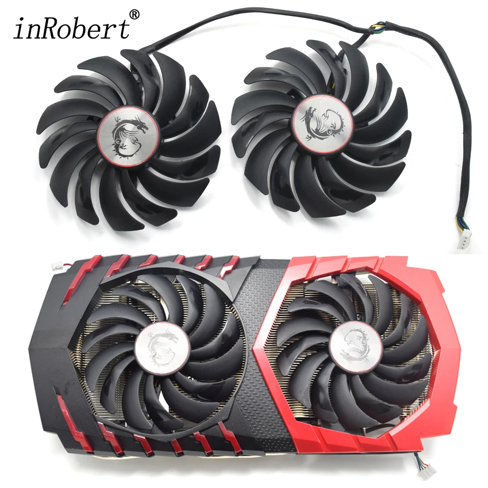 

95MM PLD10010B12HH PLD10010S12HH Cooler Fan For MSI Radeon R9 380 Armor 2X GTX 1060 1070 1080 TI RX 470 570 RX580 Gaming Card