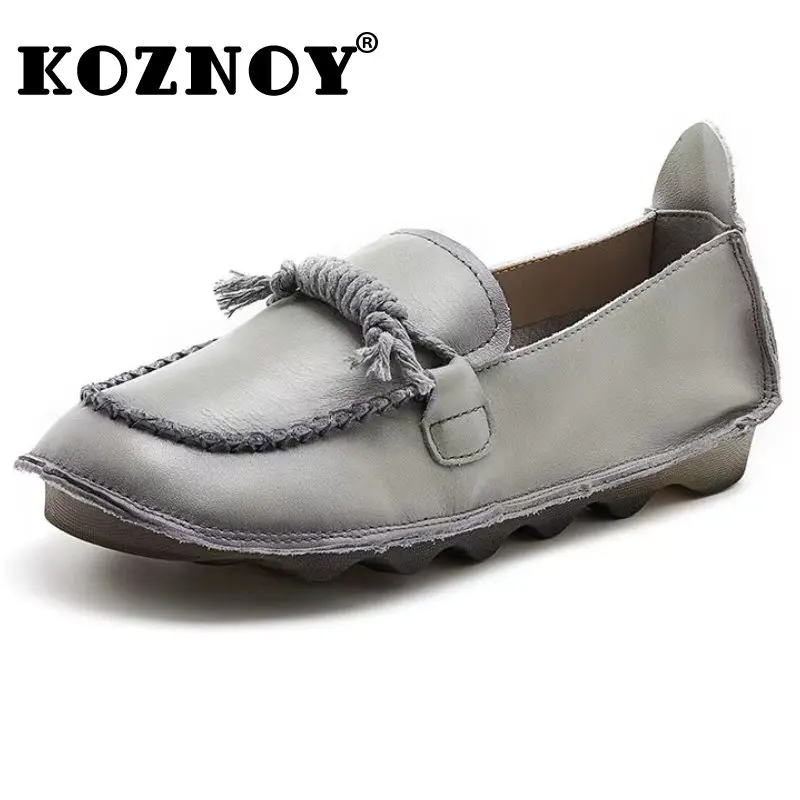 

Женские замшевые мокасины из коровьей кожи, 1,5 см