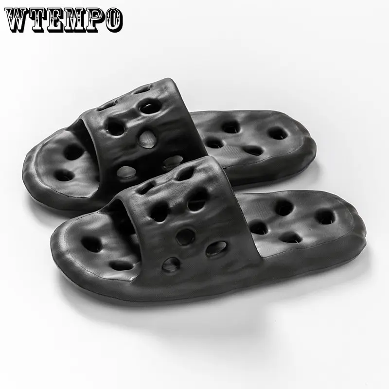 

WTEMPO Women's Slippers Bathroom Bath Slipper Couple Anti-slip Water Leakage Sandals Wholesale Dropshipping