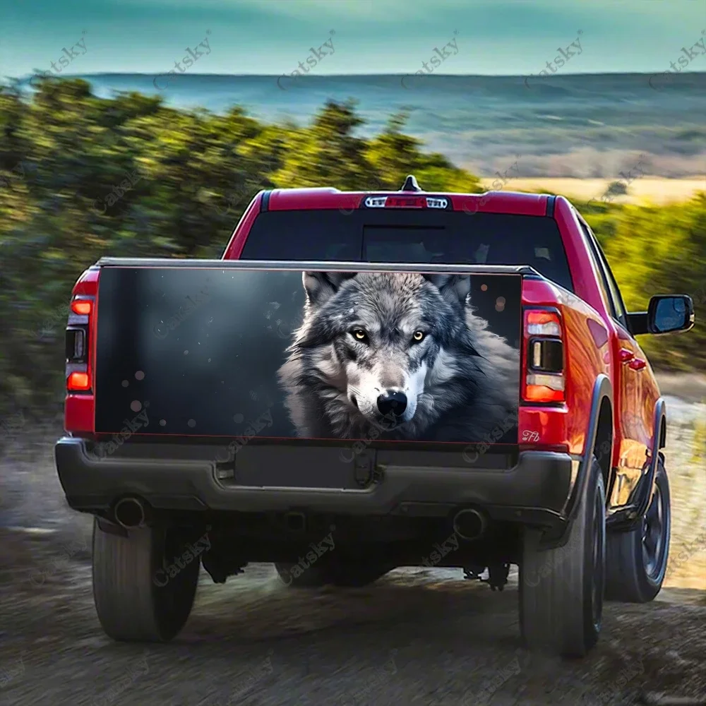 Свирепые волчьи животные автомобильные наклейки аксессуары для модификации