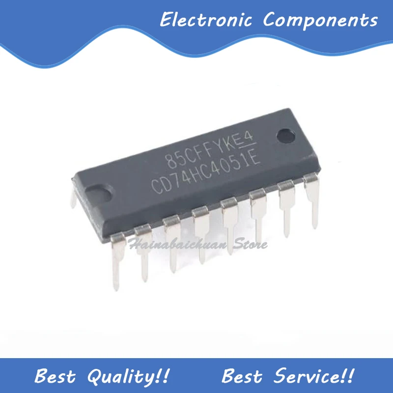 

10 шт./партия CD74HC4051E DIP16 новая и оригинальная фотография