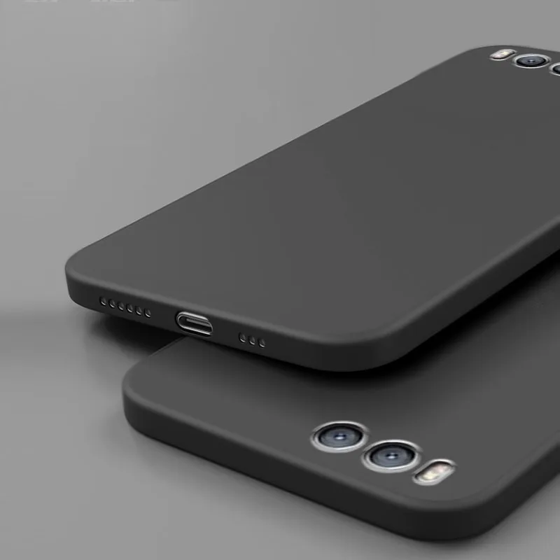 

For Xiaomi MI 6 Case Cover Soft Silicone Matte Black Back Shockproof Protect Phone Capa For Xiaomi MI6 Cases