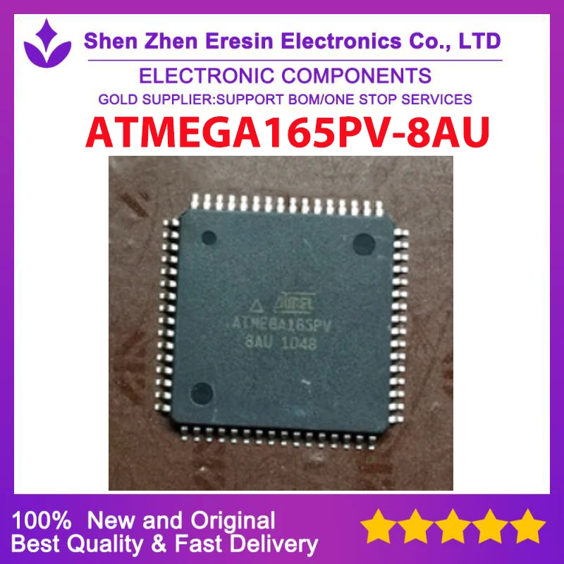 Бесплатная доставка 1 шт./лот ATMEGA165PV-8AU TQFP64 новый и оригинальный