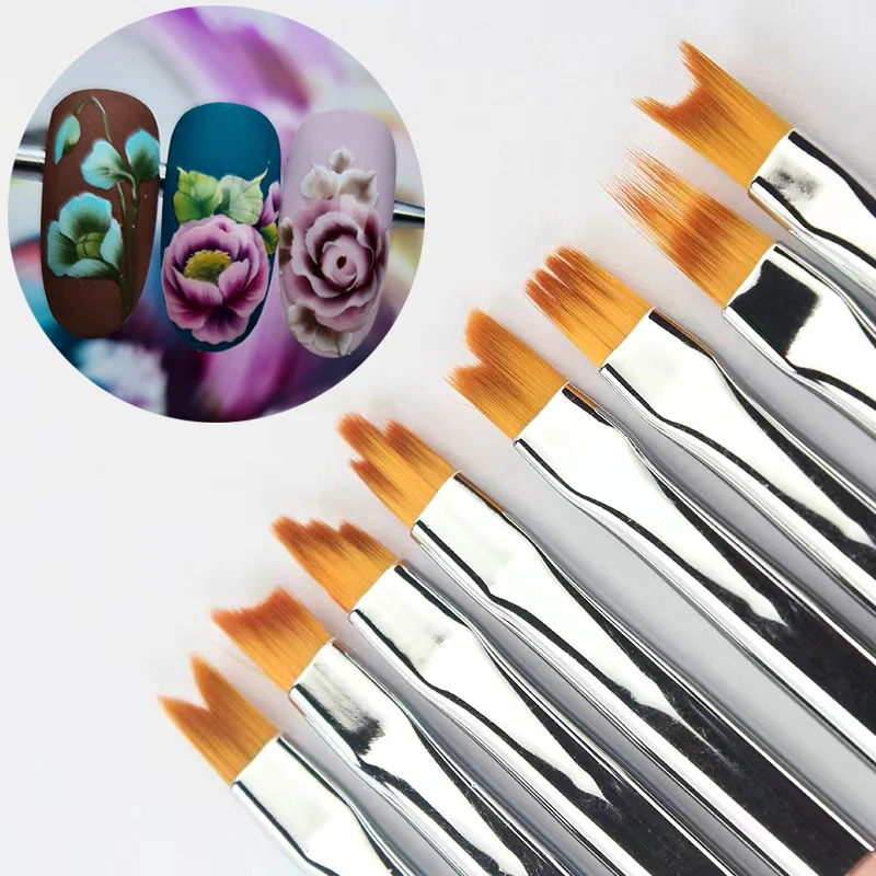 

8 шт., профессиональные фломастеры для дизайна ногтей