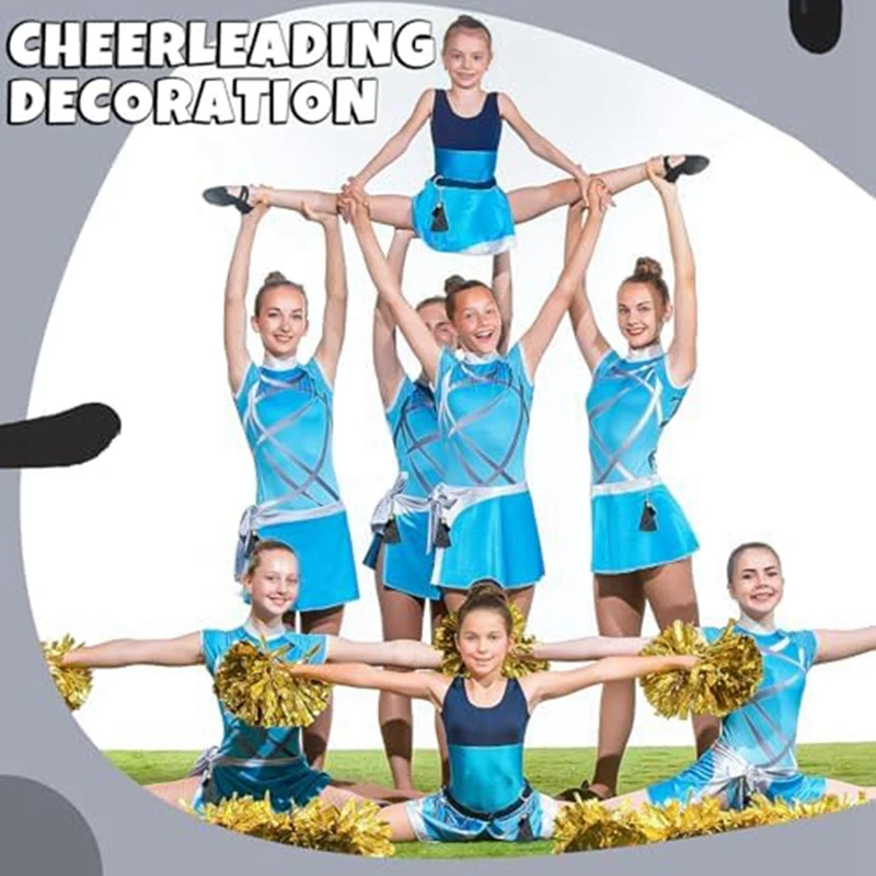 40 шт. акриловые брелки-мегафон Cheer с кисточкой подарок команды поддержки