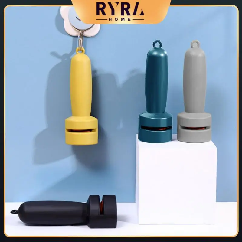 

Knife Sharpening Grinding Stone Kitchen Sharpening Stone System Easy And Safe Knife Sharpener Fruit Animal Shape Handheld Mini