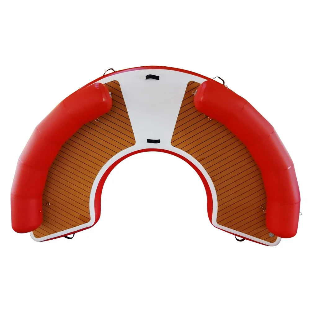 Плавающая платформа Островная водная надувная док-станция Поплавки