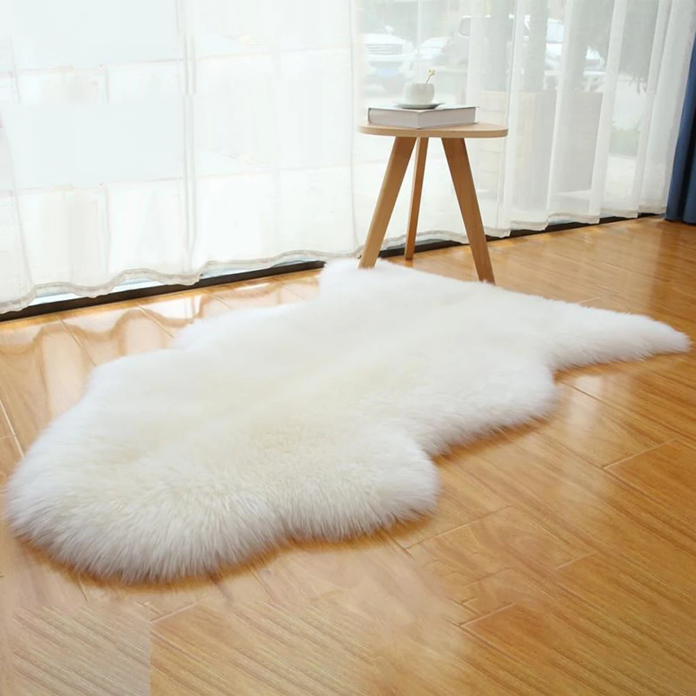 

Luxury Plush Sofa Cushion Carpet Bay Bedroom Mat Coldproof Living Room Chair Mat For Home Decoration Accessories