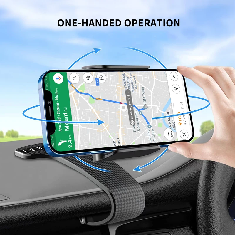 Фото Держатель для мобильного телефона xmxчешского автомобиля HUD с временным номерным знаком на приборной панели, регулируемый на 360 ° автомобиль... №3