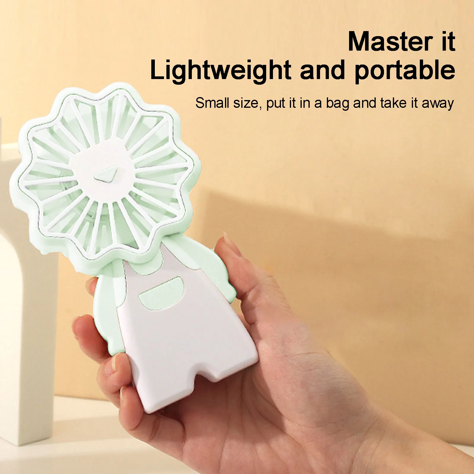 Милый ручной мини-вентилятор в форме льва дизайн маленький Персональный